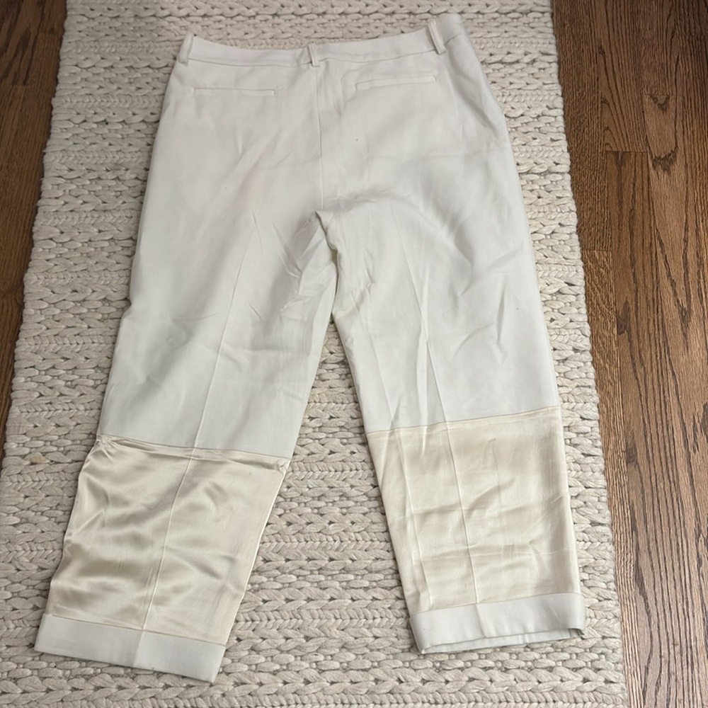 j brand white pants